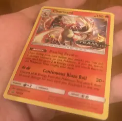 Pokemon TCG Charizard SM158 Holo Promo Team Up Stamped - Image 3