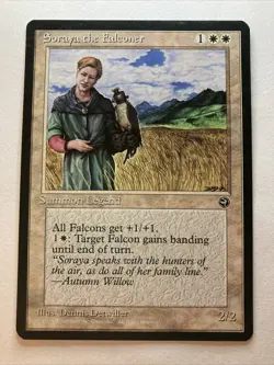 Soraya the Falconer Homelands MTG LP - Image 1