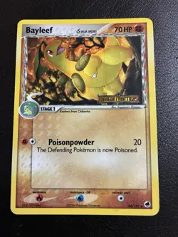 Pokemon Bayleef (Delta Species) 26/101 Dragon Frontiers Reverse Holo 2006 - Image 1