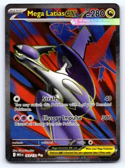 Mega Latias ex 163/132 Ultra Rare Mega Evolution Pokemon Near Mint - Image 1