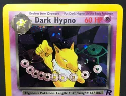 Pokemon Dark Hypno 9/82 Team Rocket Holo Rare Unlimited MP - Image 5