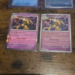 Pokemon Alakazam Aurorus Mega Abomasnow Skarmory Doublade EX GX MEG POR Lot 12 - Image 2