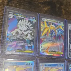 Pokemon Alakazam Aurorus Mega Abomasnow Skarmory Doublade EX GX MEG POR Lot 12 - Image 4
