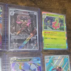 Pokemon Alakazam Aurorus Mega Abomasnow Skarmory Doublade EX GX MEG POR Lot 12 - Image 5