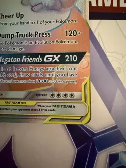 2019 Pokemon S & M Team Up Eevee & Snorlax GX Tag Team Secret Rare 191/181 READ! - Image 5