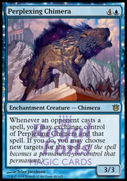 Perplexing Chimera 1x FOIL BNG MTG Born of the Gods Rare MINT blue - Image 1