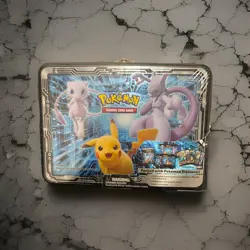 2019 Pokemon Chest Tin Armored Mewtwo Pikachu **English Version/Factory Sealed** 820650805462 - Image 1
