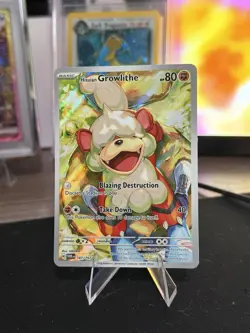 Pokemon TCG Hisuian Growlithe 181/167 Illustration Rare Twilight Masquerade SV06 - Image 1