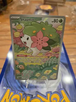 Shaymin 185/182 IR Destined Rivals Sv10 ILLUSTRATION RARE HOLO Pokemon English - Image 1