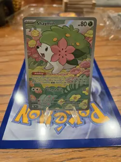 Shaymin 185/182 IR Destined Rivals Sv10 ILLUSTRATION RARE HOLO Pokemon English - Image 2