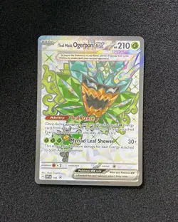 2024 Pokemon TCG English SVP EN Teal Mask Ogerpon ex 166 Full Art Holo AV46 - Image 1