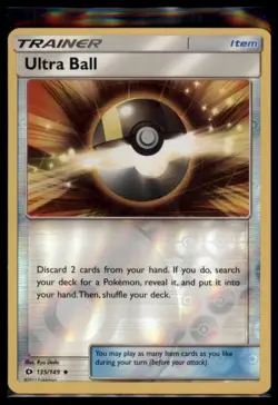 Pokemon - Ultra Ball SM Base Set #135/149 - Reverse Holo NM - Image 1