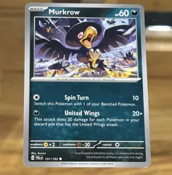 3x Murkrow Mini Collection Set Pokemon TCG Deck Building Dark Energy - Image 2