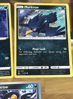 3x Murkrow Mini Collection Set Pokemon TCG Deck Building Dark Energy - Image 3