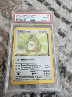 1999 POKEMON JUNGLE 1ST EDITION #5 KANGASKHAN-HOLO PSA 8 - Image 1