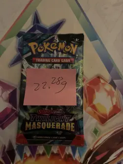 (VERY HEAVY) 22.28g Pokemon TCG Twilight Masquerade Booster Pack (SEALED)✅ - Image 2