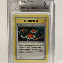 1999 Pokemon Game 1st Edition 85 Pokemon Center BGS 9 - Image 1