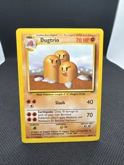 Dugtrio 019/102 Base Set Pokemon TCG NM- - Image 1