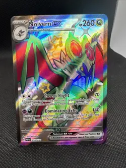 Noivern ex 220/091 SV: Paldean Fates Holo Pokemon TCG NM - Image 1