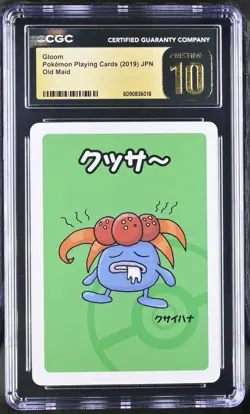 2019 POKEMON OLD MAID GLOOM CGC 10 PRISTINE - Image 1