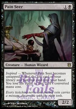 Pain Seer 1x FOIL BNG MTG Born of the Gods Rare MINT black - Image 1
