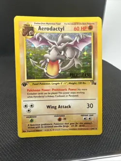 Aerodactyl (Prerelease) 01/62 Wotc Promo Holo Pokemon TCG Hp - Image 1