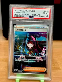 Pokemon Cassiopeia 094/064 Trainer Sv: Shrouded Fable Holo SIR PSA 8 2024 - Image 1