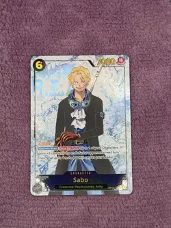 OP13-120 Sabo (Alt Art SEC) ONE PIECE Card TCG NM English - Image 1