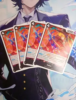 One Piece TCG Sabo Promo P-105 play set X4 - Image 1