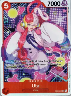 Uta (003) SR Extra Booster: One Piece Heroines Edition EB03-003 - Image 1