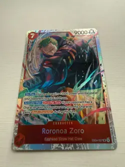 One Piece Roronoa Zoro EB04-007 SR Adventure On Kami's Island English - Image 4