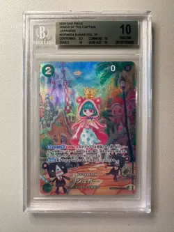 2023 One Piece Japanese OP04-024 Sugar SR SP BGS 10!!!! - Image 1