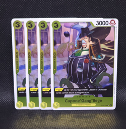 Capone"Gang"Bege One Piece OP04-100 Kingdoms of Intrigue Foil x4 - Image 1
