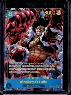 2025 One Piece Monkey.D.Luffy Secret Rare Alternative Art #OP11-118 - Image 1