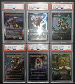 Mtg Secret Lair Drop Foil Wolverine Complete Set All Psa 9 In Sequential Order - Image 1