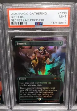 Mtg Secret Lair Drop Foil Wolverine Complete Set All Psa 9 In Sequential Order - Image 3