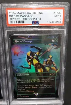Mtg Secret Lair Drop Foil Wolverine Complete Set All Psa 9 In Sequential Order - Image 4