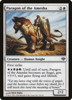 1x Paragon of the Amesha FOIL Conflux NM x1 Mtg Magic the Gathering Changie - Image 1
