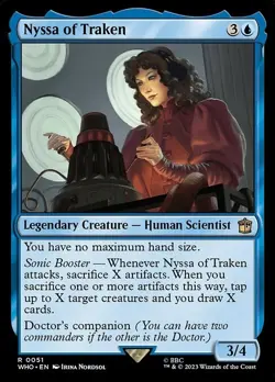 Nyssa of Traken Universes Beyond: Doctor Who MTG Magic The Gathering - Image 1
