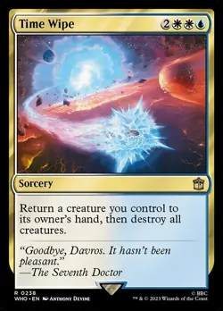 Time Wipe Universes Beyond: Doctor Who MTG Magic The Gathering - Image 1