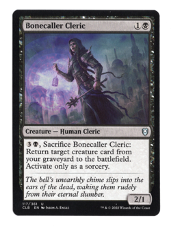 MTG-Bonecaller Cleric-Battle for Baldur's Gate-117-Near Mint-NonFoil - Image 1