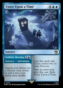 Twice Upon a Time Universes Beyond: Doctor Who MTG Magic The Gathering - Image 1
