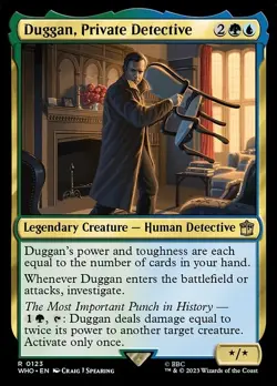 Duggan, Private Detective Universes Beyond: Doctor Who MTG Magic The Gathering - Image 1