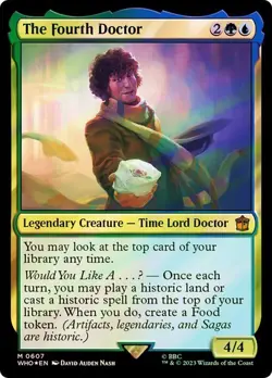 The Fourth Doctor Universes Beyond: Doctor Who Foil MTG Magic The Gathering - Image 1