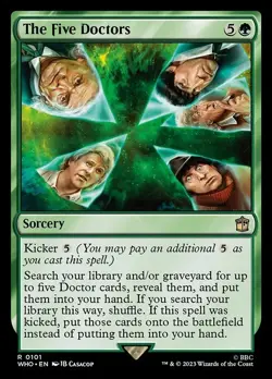 The Five Doctors Universes Beyond: Doctor Who MTG Magic The Gathering - Image 1