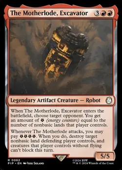 The Motherlode, Excavator Universes Beyond: Fallout MTG Magic The Gathering - Image 1
