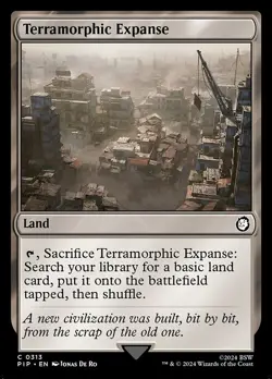 Terramorphic Expanse Universes Beyond: Fallout MTG Magic The Gathering - Image 1