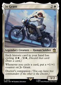 Jo Grant Universes Beyond: Doctor Who MTG Magic The Gathering - Image 1