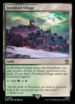 Fortified Village Universes Beyond: Doctor Who MTG Magic The Gathering - Image 1