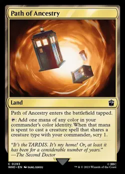 Path of Ancestry Universes Beyond: Doctor Who MTG Magic The Gathering - Image 1
